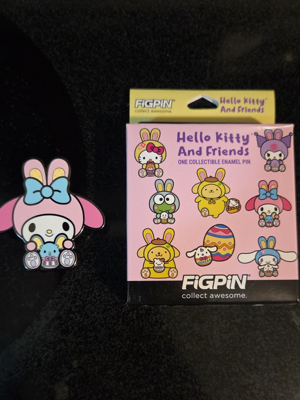 FIGPIN Hello Kitty And Friends Pink Enamel Collectible Pin